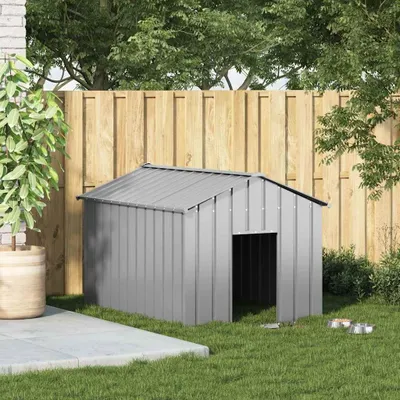 Zdjęcie produktu dla vidaXL Buda dla psa z dachem 113x153x101 cm Stal ocynkowana