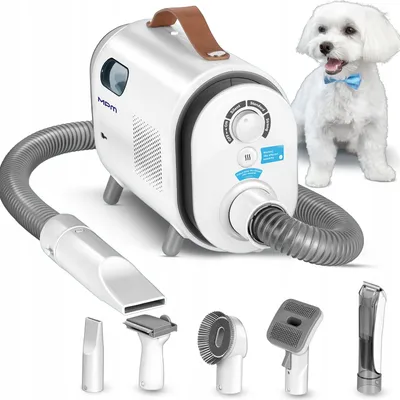 Produktbild von Hunde- und Katzenpflegeset, Staubsauger, Trimmer, Bürste 6in1, MPM MOD-1000