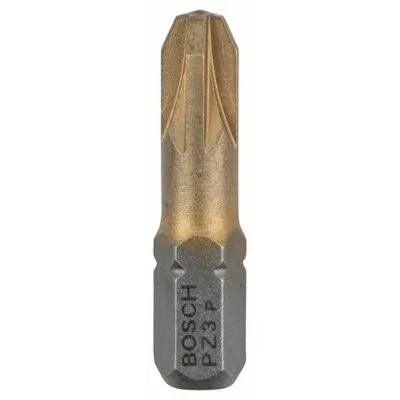 Image de Pack de 3 embouts Pozidriv PZ3 25mm - BOSCH - 2607001595
