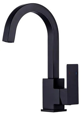 Immagine prodotto di Miscelatore da cucina in acciaio inossidabile, girevole a 360°, colore nero, con cartuccia in Vetroceramica