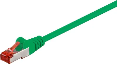 Produktbild von goobay Patchkabel Cat 6 S/FTP PIMF grün 0,5 m