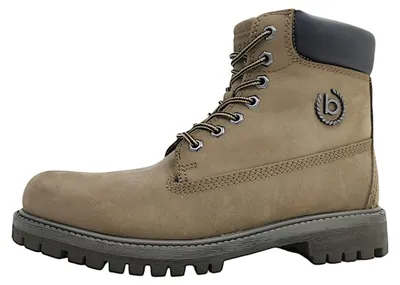 Image de Bugatti, chaussures pour homme, modèle "Man ANV", bottines, doublure chaude, lacets, couleur gris