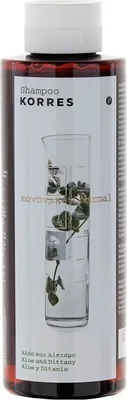 Produktbild von KORRES Natürliches Aloe- und Dittany-Shampoo für normales/stumpfes Haar, 250 ml