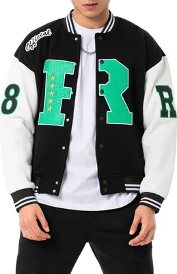 Produktbild von Red Bridge Herren Sweatjacke Collegejacke SchwarzEcru S
