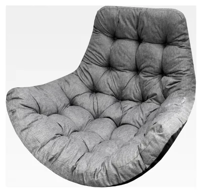 Produktbild von Hängesessel Kissen, Auflage für Polyrattan/Rattan Hängeschaukel in Graphit