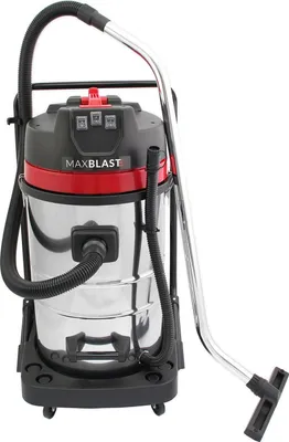 Produktbild von 80L Nass- & Trocken Industriestaubsauger mit Dachrinnenstangen und Kamera