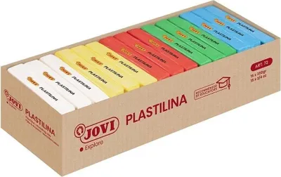 Produktbild von Jovi Plastilina Modelliermasse für Kinder 5 Colours 15 x 350 g