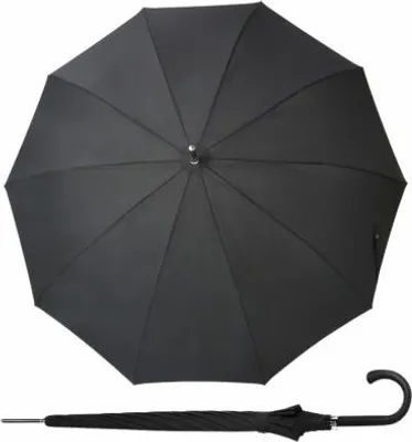 Obrázek produktu pro Doppler Carbonsteel Long AC black - pánský holový vystřelovací deštník