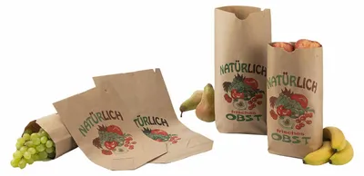 Produktbild von 500x Obstbodenbeutel aus Natronpapier 230x370mm 60 gr. 2,5 KG