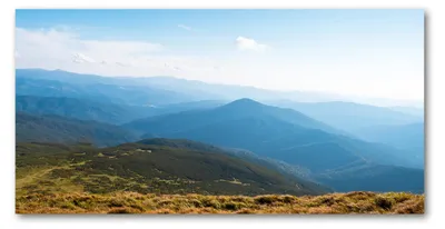 Produktbild von Tulup® Glas-Bild - 100x50 -Wandkunst - Wandbild hinter gehärtetem Sicherheitsglas  - Landschaften - Tatra-Nationalpark - Blau