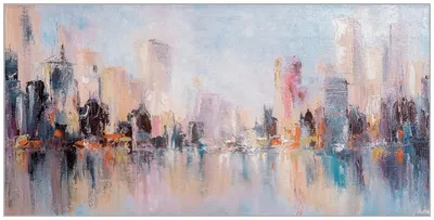 Obrázek produktu pro Olejová Malba Město 45X90