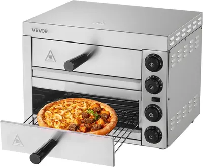 Immagine prodotto di Forno elettrico da banco per pizza 12" Temperatura regolabile Timer 0-120 min