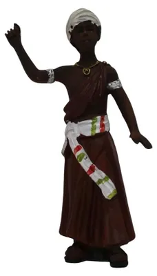 Produktbild von Krippenfigur Kameltreiber 9 cm Polyresin Deko für Weihnachtskrippe