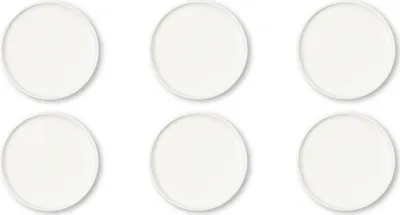 Produktbild von Excelsa Set Von 6 Dessertteller Nordic 20 Cm Kermik Weiß