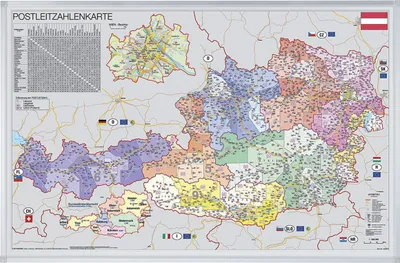 Produktbild von Franken Kartentafel KA447PA Österreich pinnbar 68x96cm