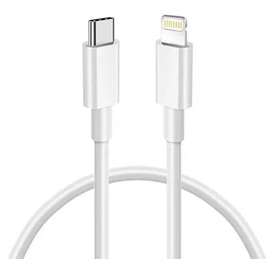 Produktbild von Kabel Typ-C Lightning 2A 30cm Weiß