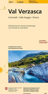 Produktbild von Swisstopo 1 : 50 000 Val Verzasca