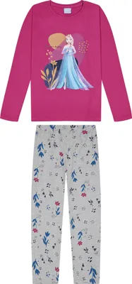 Produktbild von Frozen - Die Eiskönigin Elsa Schlafanzug Pyjama-Set, Größe:122-128
