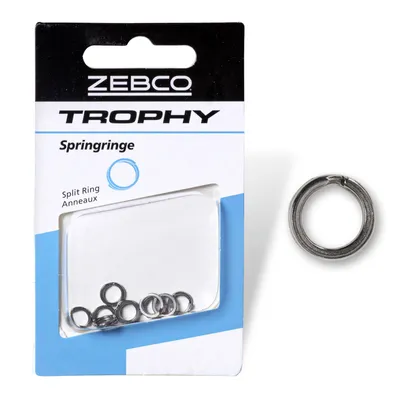 Produktbild von Zebco Trophy Sprengring Kunstköder Splitring 10kg 10 Stück