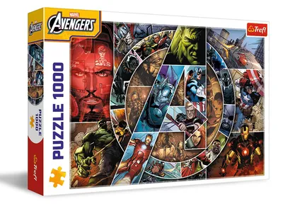 Productafbeelding van Trefl Marvel 1000 Avengers, 1000 stukjes, Puzzel met stripboekthema
