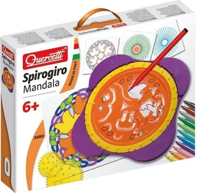 Produktbild von Quercetti Spirograph Mandala Zeichenset kreatives Spielzeug