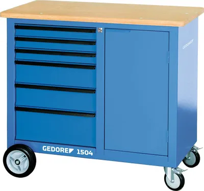 Produktbild von GEDORE 1504 0321 Rollwerkbank mit 6 Schubladen, 1814958