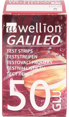 Produktbild von Wellion Galileo Blutzuckerteststreifen 50 St