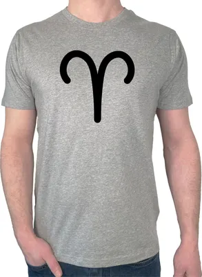 Produktbild von Huuraa Herren T-Shirt Widder Sternzeichen Zeichen 3XL Sport Grey Bio Baumwolle Fairtrade Herrenshirt Geschenkidee