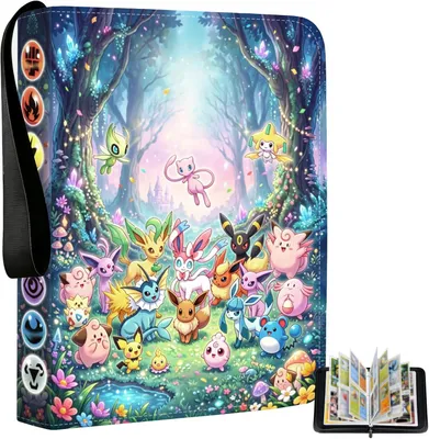 Produktbild von Sammelalbum Karten, 50 Seiten 400 Taschen Sammelkarten Album, 4 Taschen, Tragbar Wasserdicht PolyurethanKarten Halter, Karten Heft Mappe Ordner, Geschenk