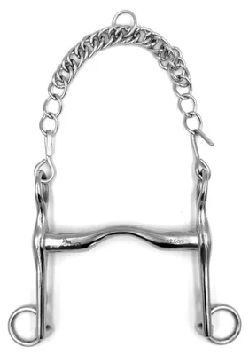 Gebiss mit Zungenfreiheit, Edelstahl, 18 mm, 12,5 cm