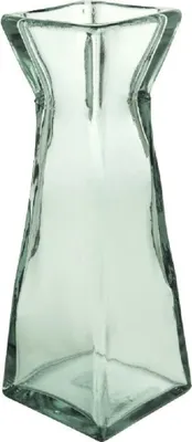 Produktbild von SANDRA RICH Glasvase Blumenvase "PYRAMID" massives Glas 30 cm KLAR