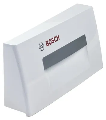 Produktbild von Griffplatte Schalengriff Schubladengriff Wasserbehälter weiß silber Kunststoff Bosch Siemens 00652549 Trockner eingesetzt in Classixx 7 Avantixx 7 8 Maxx 7 Classixx 8 uvm