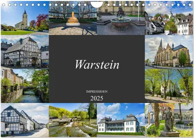 Produktbild von Warstein Impressionen (Wandkalender 2025 DIN A4 quer), CALVENDO Monatskalender
