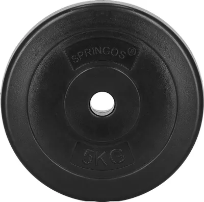 Produktbild von Zátěžové desky 5 kg plastové závaží 31 mm činky Zátěžové desky