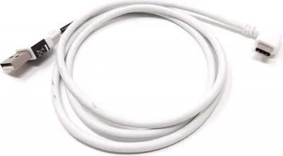 Produktbild von System-S USB 3.1 Typ C 90° Gewinkelt zu USB 2.0 A Kabel 100cm