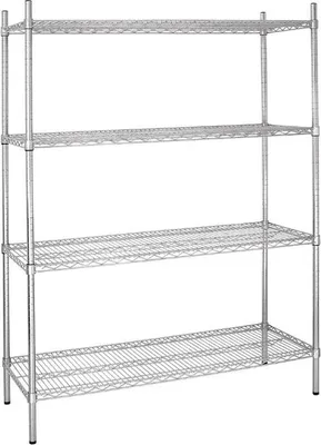 Obrázek produktu pro Kovový úložný regál Vogue s nastavitelnými policemi 1525x1853x460mm