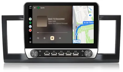 Immagine prodotto di Autoradio Android 15 da 10,1 pollici 2+64 GB per VW Transporter/Caravelle VI Bus 2015-2020 Wireless CarPlay Android Auto WiFi GPS Navi RDS DSP DAB+ BT