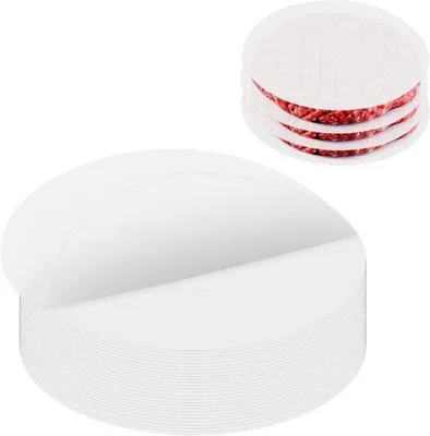 Produktbild von Hittebestendiges Burgerpapier, 100 Blätter, 11 cm, loslaatpapier für perfekte Hamburger
