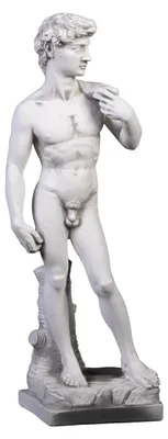 Produktbild von Steinfigur Gartenfigur Statue - 57 cm - Grau - Frostbeständig bis -30 °C - Für Garten und Terrasse