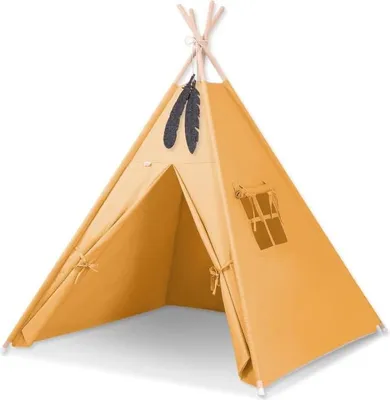 Produktbild von Tipi-Zelt für Kinder – Spielzelt – leicht und tragbar für den Innen- und Außenbereich