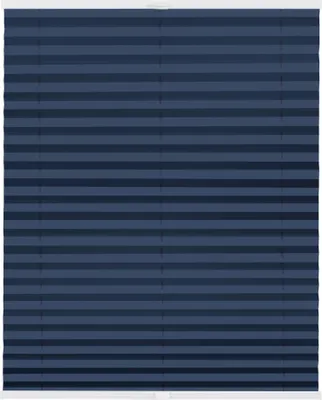 Produktbild von Lichtblick Plissee Verdunkelung ohne Bohren Klemmbar Blau 40 cm x 100 cm (B x L)