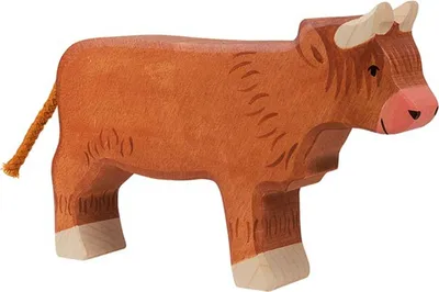 Immagine prodotto di HOLZTIGER Bovino scozzese delle Highlands in legno - in piedi