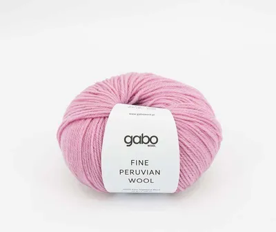 Produktbild von Gabo Wool Feinwolle 8716 Rosa, 100% Peruanische Hochlandwolle, Weich & Stark