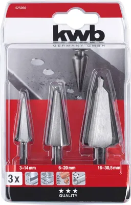 Image de KWB Jeu de forets à peler la tôle, 525090, 3 pièces