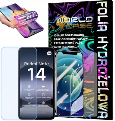 Zdjęcie produktu dla Folia Hydrożelowa Ochronna Do Xiaomi Note 14 5G Ekran Mocna Mocna