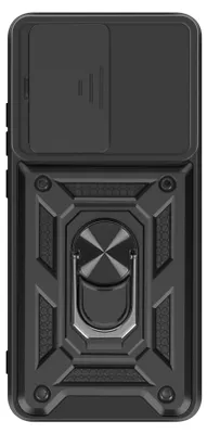 Produktbild von Avizar, Hülle für Xiaomi Poco X7 Pro mit Magnetring und Kameraschutz, Schwarz