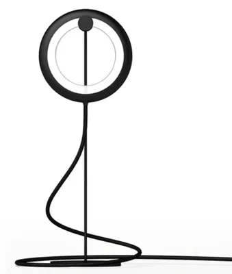 Obrázek produktu pro Stolní lampa s LED světlem, s klipsnou a flexibilním ramenem, USB port, černá barva