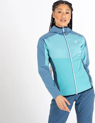Produktbild von Dare 2B Duplicity II Softshelljacke für Damen mit Kapuze, Farbe:Grau, Größe:38
