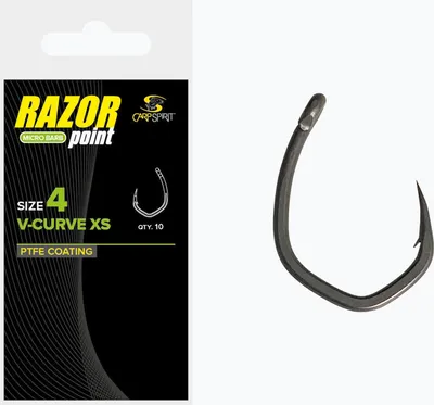 Image de Carp Spirit V-Curve Xstrong graue Hooks ACS350090