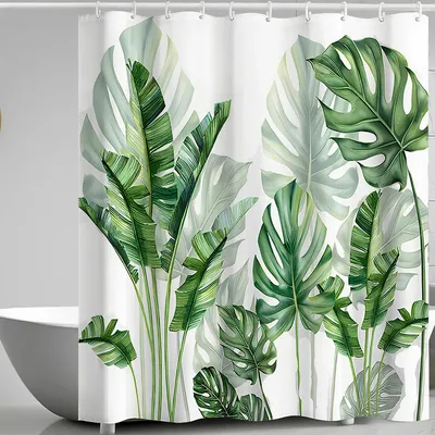 Obrázek produktu pro Závěs do sprchy, rozměry 200 x 200 cm, odolný proti plísním a vodotěsný